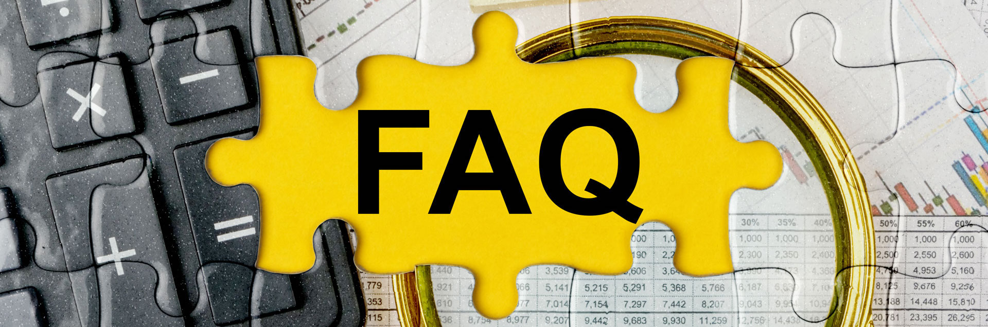 puzzle pieces and the abbreviation FAQ
